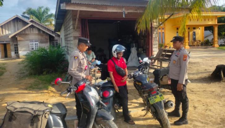 Polsek Bunut Ciptakan Suasana Kondusif Pasca Pilkada Serentak 2024