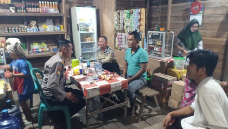 Polsubsektor Pelalawan Ciptakan Suasana Kondusif Ditengah Masyarakat Pasca Penghitungan Suara Pilkada 2024