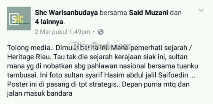 Salah Pasang Foto Pahlawan Nasional di Spanduk, Tuai Hujatan Netizen