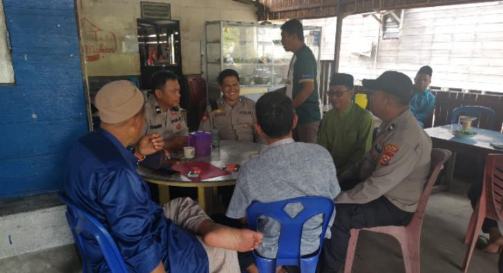 Pasca Pilkada Serentak, Polsek Kuala Kampar Silaturahmi Kamtibmas Bersama Timses Paslon