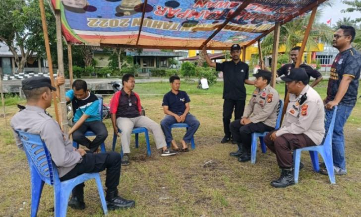 Cooling System Pasca Pilkada, Polsek Kuala Kampar Temui Tokoh Masyarakat dan Pemuda
