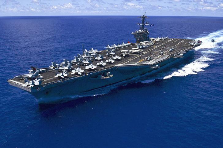 Kapal Induk USS Carl Vinson Muncul di Korsel, Korut Ancam Serang Kapal Induk Ini