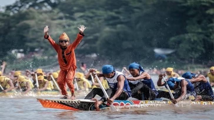 Pacu Jalur Bakal Dibuka Wapres, Ribuan Wisatawan Balal Hadir