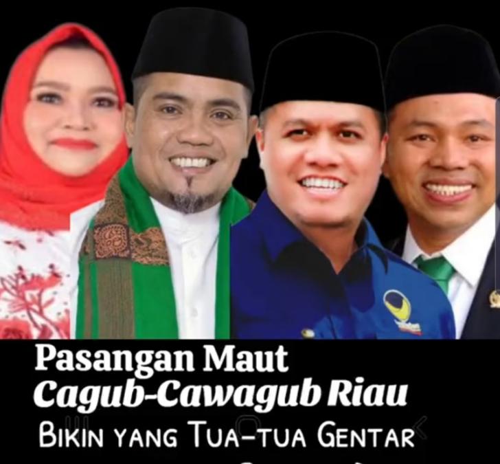 Zukri-Kas 'versus' Yopi-Wahid untuk Pilgub Riau, Siapa Unggul?