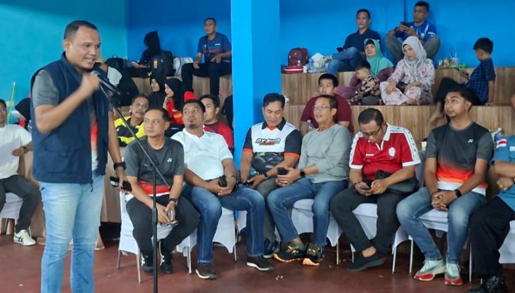 Liga Bulu Tangkis Kapolres Siak 2 Resmi Dibuka, Ratusan Atlet Se-Riau Bertanding di GOR Fantasi