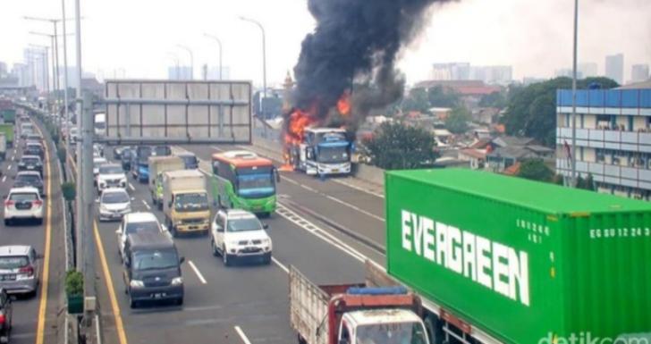 Bus Membawa 58 Anak TK Terbakar, Dishub Sebarkan Imbauan
