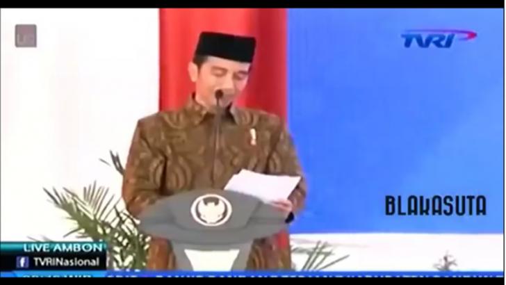 Video Presiden Jokowi Salah Ucapkan La Hawla Wala Quwwata Illa Billah Viral di Medsos